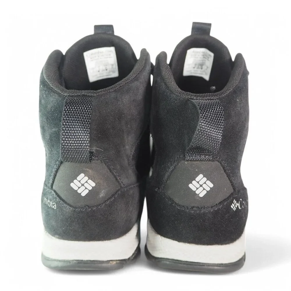 Columbia Flow Borough Mid Outdoor Hiking‎ Boots Black BY0121-010 Youth 3